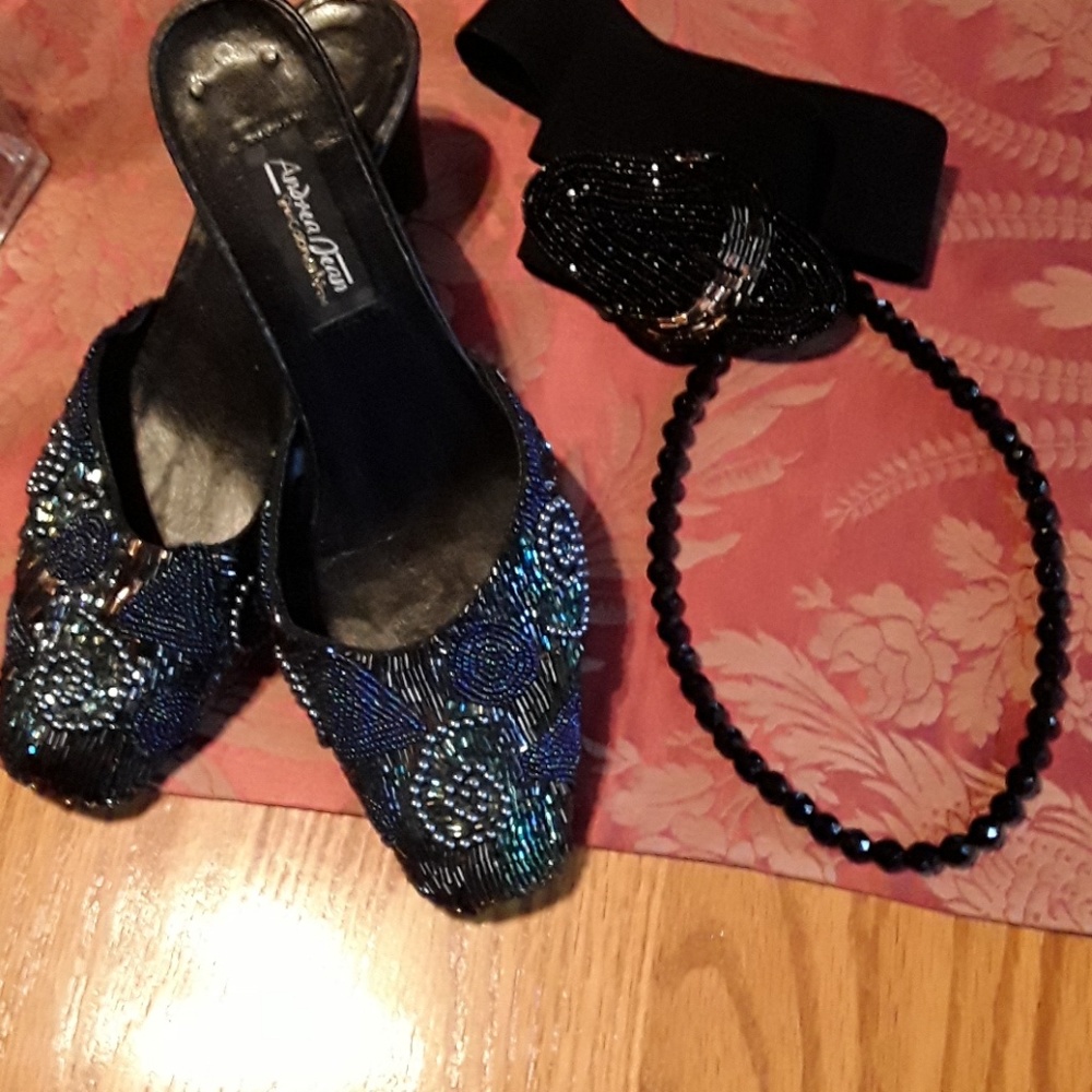 STUNNING!!! Vintage Andrea Jean beaded slips